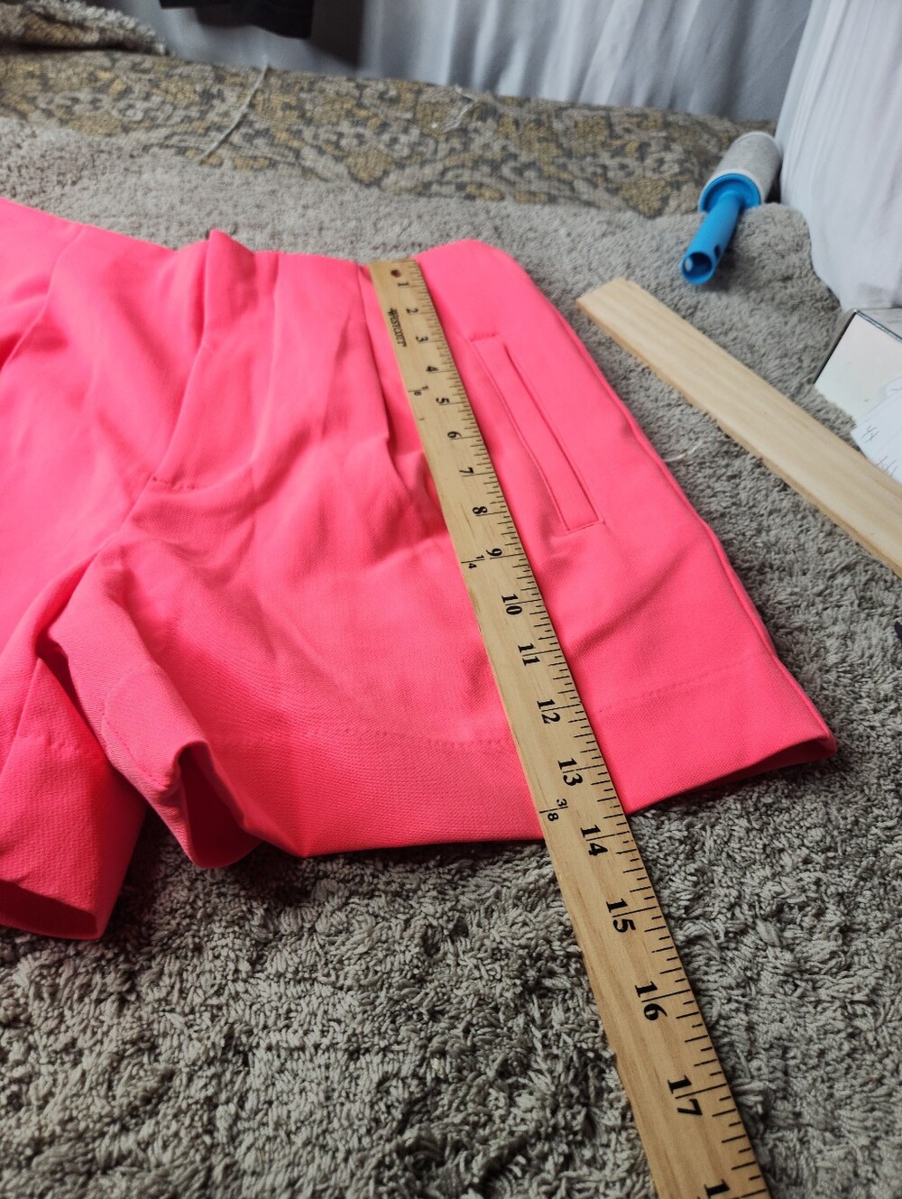 Women's High-Rise Tailored Shorts - A New Day Pink 6/4" Inseam - Picture 10 of 10